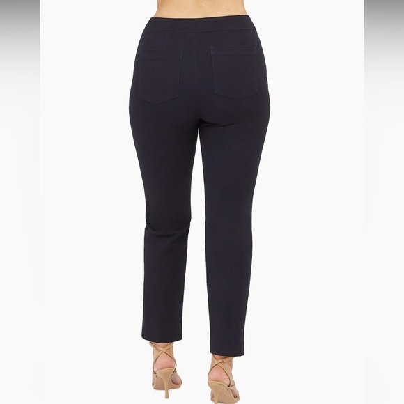 NEW SPANX Polished Ankle Slim Black Pants Size Medium Petite - Picture 3 of 11